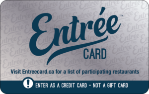 Entree Card